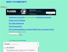 Tablet Screenshot of mijnstambomen.nl
